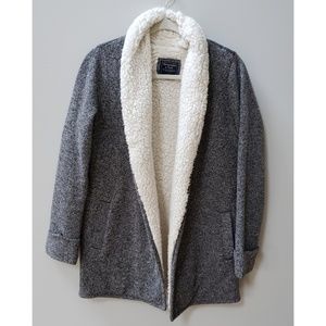 Abercrombie Sherpa Open Front Cardigan